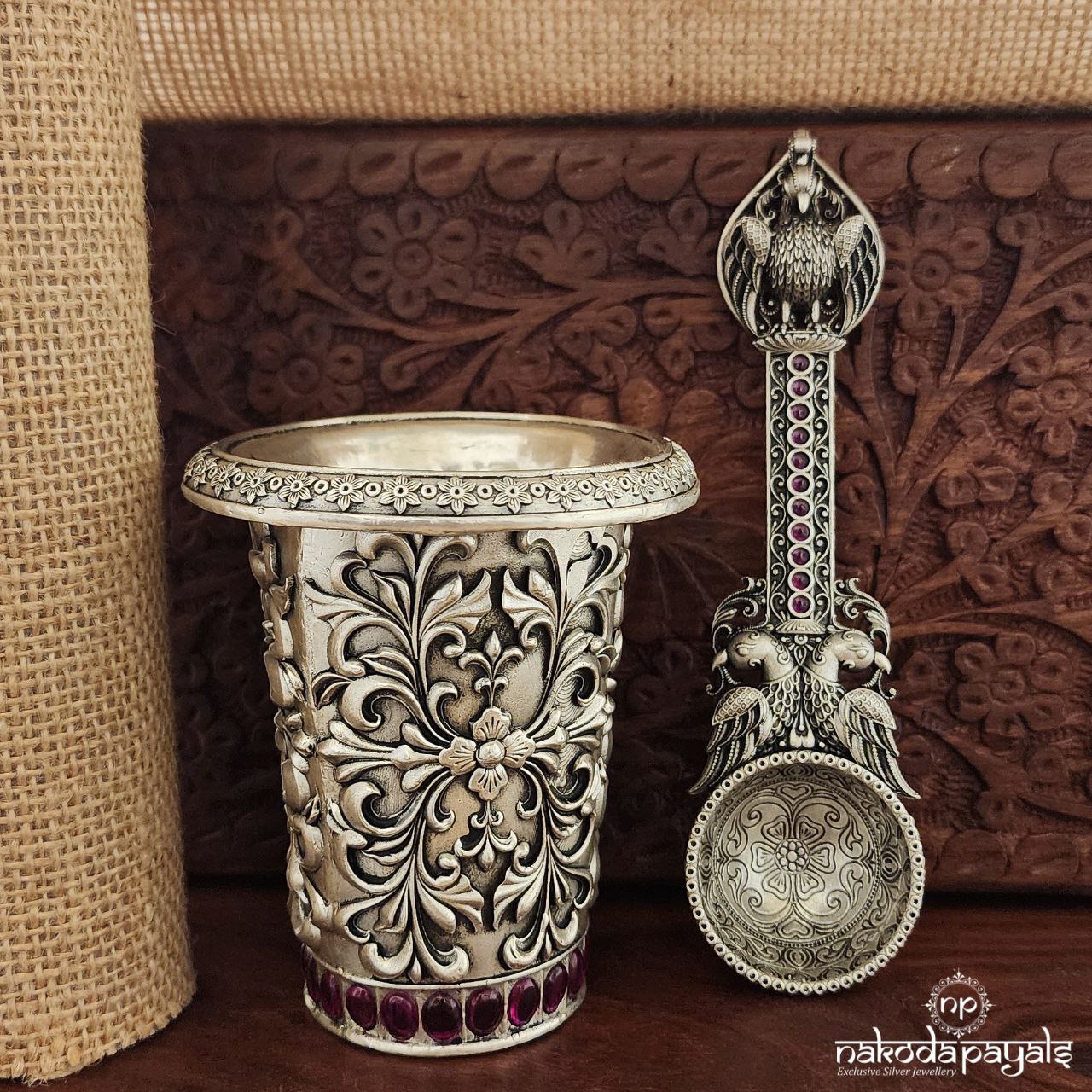 Panch Patre With Spoon (Aa1462)