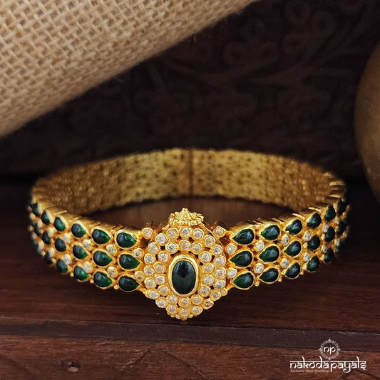 Oval Green Openable Kada (2.6) (Gk3131)