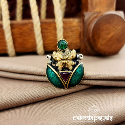 Green Finger Ring (F2918)