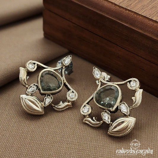 Elegant Green Studs (S3889)
