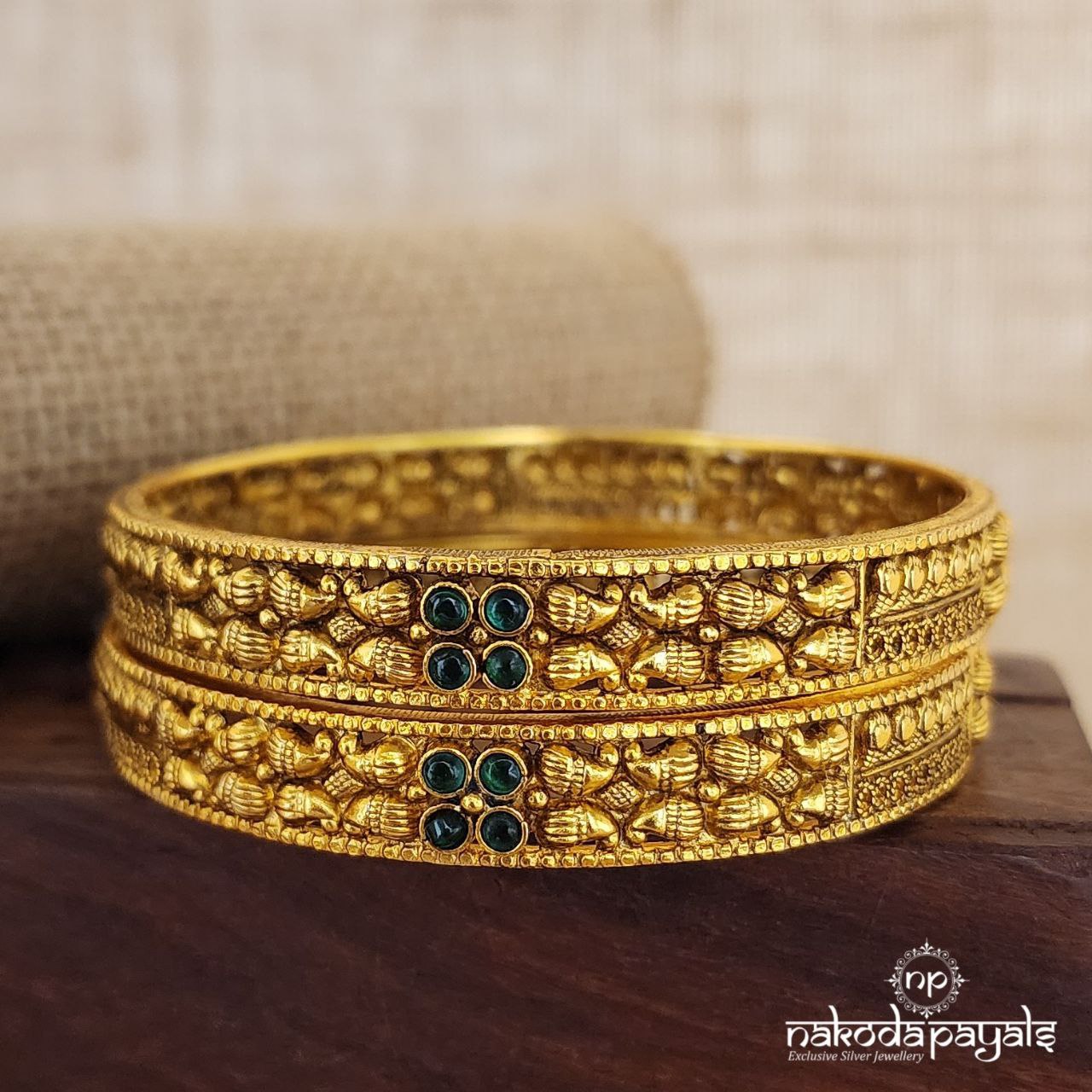 Mango Green Bangles (Gk2787)