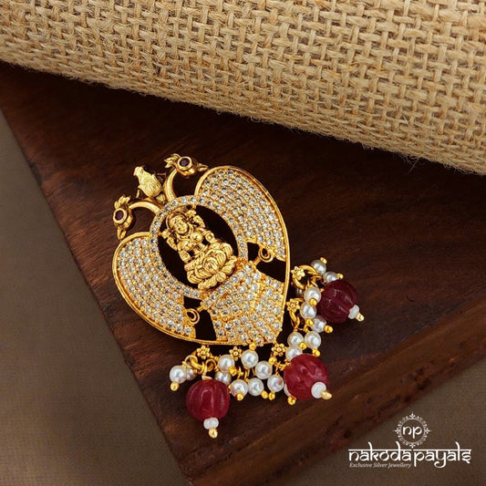 Pink Drop Gandaberunda Pendant (Gp2127)