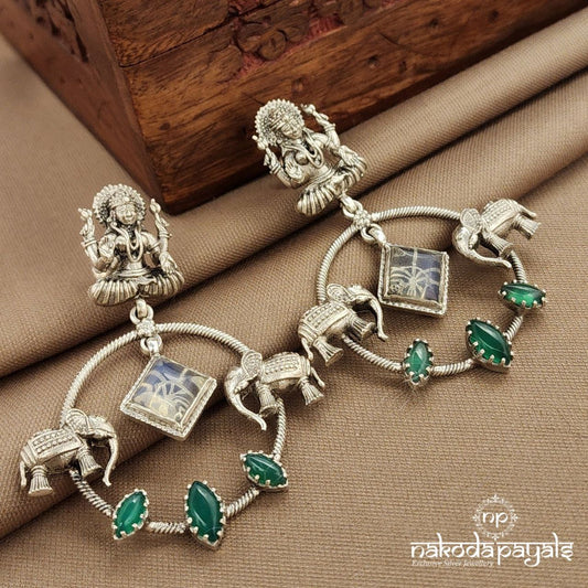 Lakshmi Elephant Earrings (C3806)
