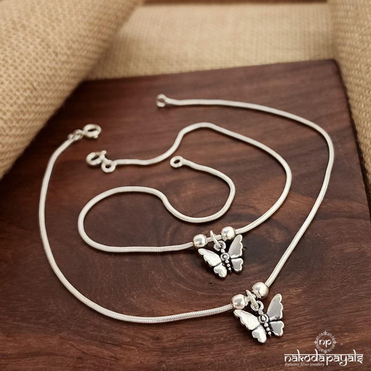 Butterfly Drop Anklets (A6429)