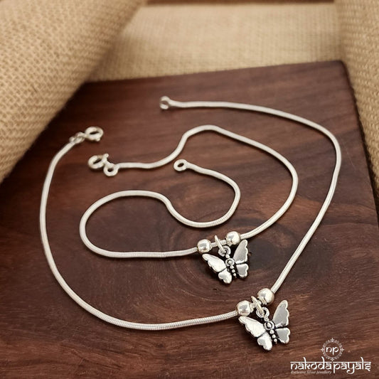 Butterfly Drop Anklets (A6429)