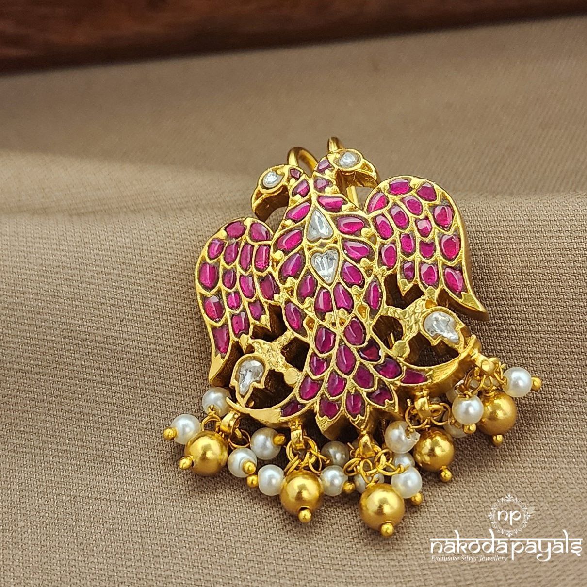 Gandaberunda Kundan Juda Pin (ESA230)