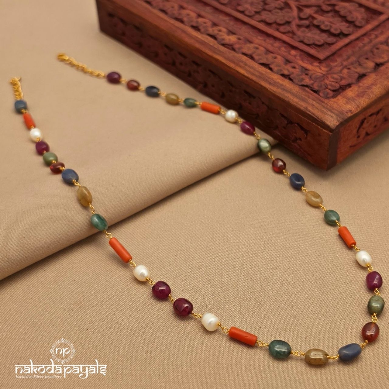 Traditional Navarathna Neckchain (Gn10213)