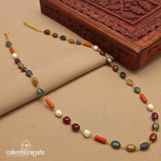 Traditional Navarathna Neckchain (Gn10213)