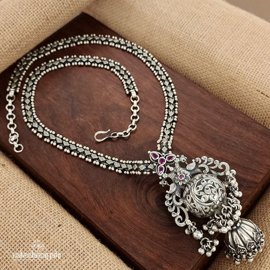 Traditional Jhumka Drop Neckpiece (N10963)