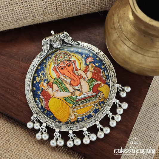 Ganapati Painted Pendant (P2323)