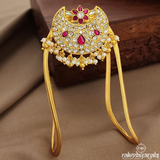 Half Moon Kundan Vanki Armlet (Ha0060)