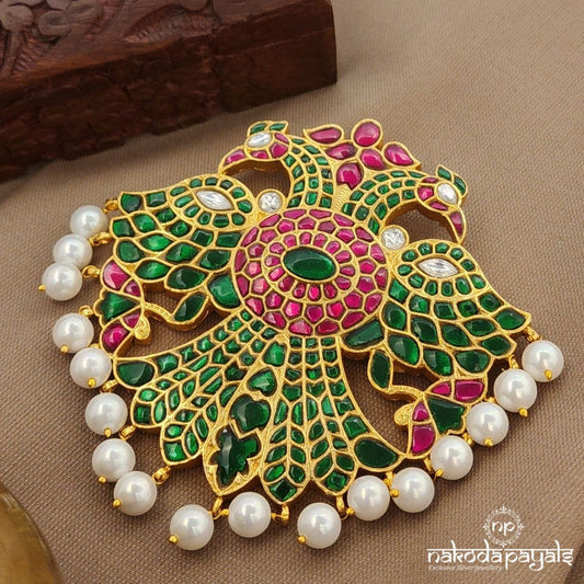 Kemp Kundan Gandaberunda Pendant (Gp2133)