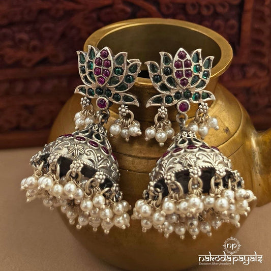 Kemp Lotus Jhumka (J1883)