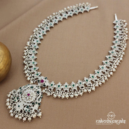 Pearled Multicolor Neckpiece  (N11230)