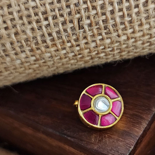 Kundan Clipon Nosepin (Np714)