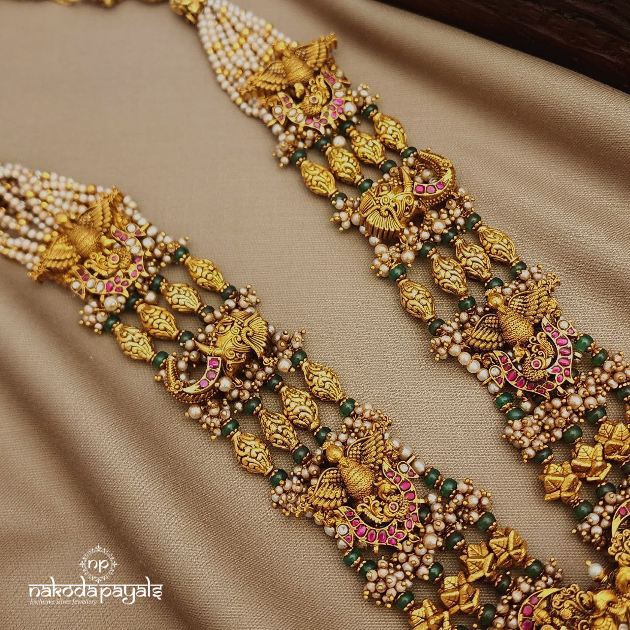 3D Lakshmi Kundan Neckpiece (Gn9594)