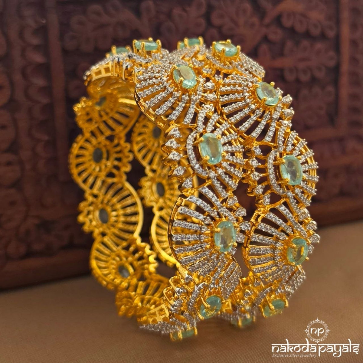 Majestic CZ Bangles (Gk3392)