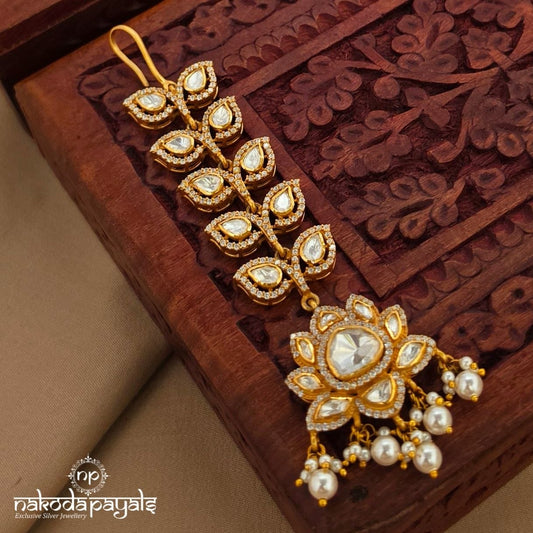 Moissanite CZ Maang Tikka (Gm1154)