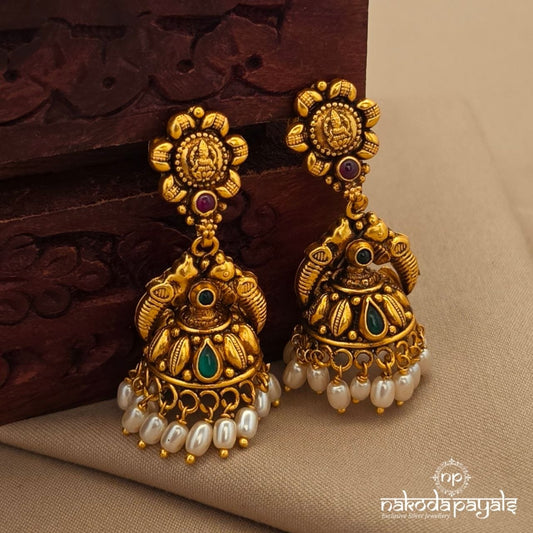 Traditional Lakshmi Jhumka (Ge10706)