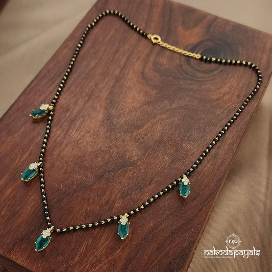 Elegant Green Mangalsutra  (Ms0606)