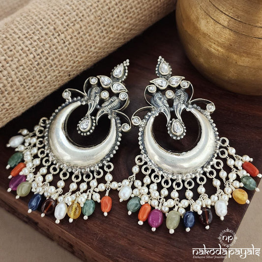 Navaratna Drops Chandbali (C3306)