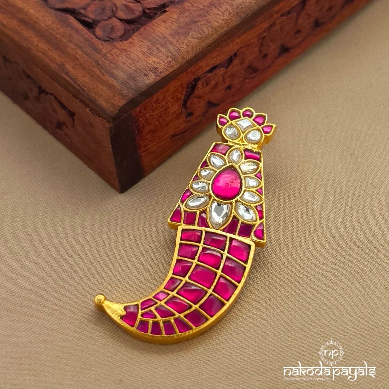 Kundan Floral Pendant (Gp2378)