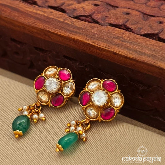 Green Drop Studs (Ge10757)