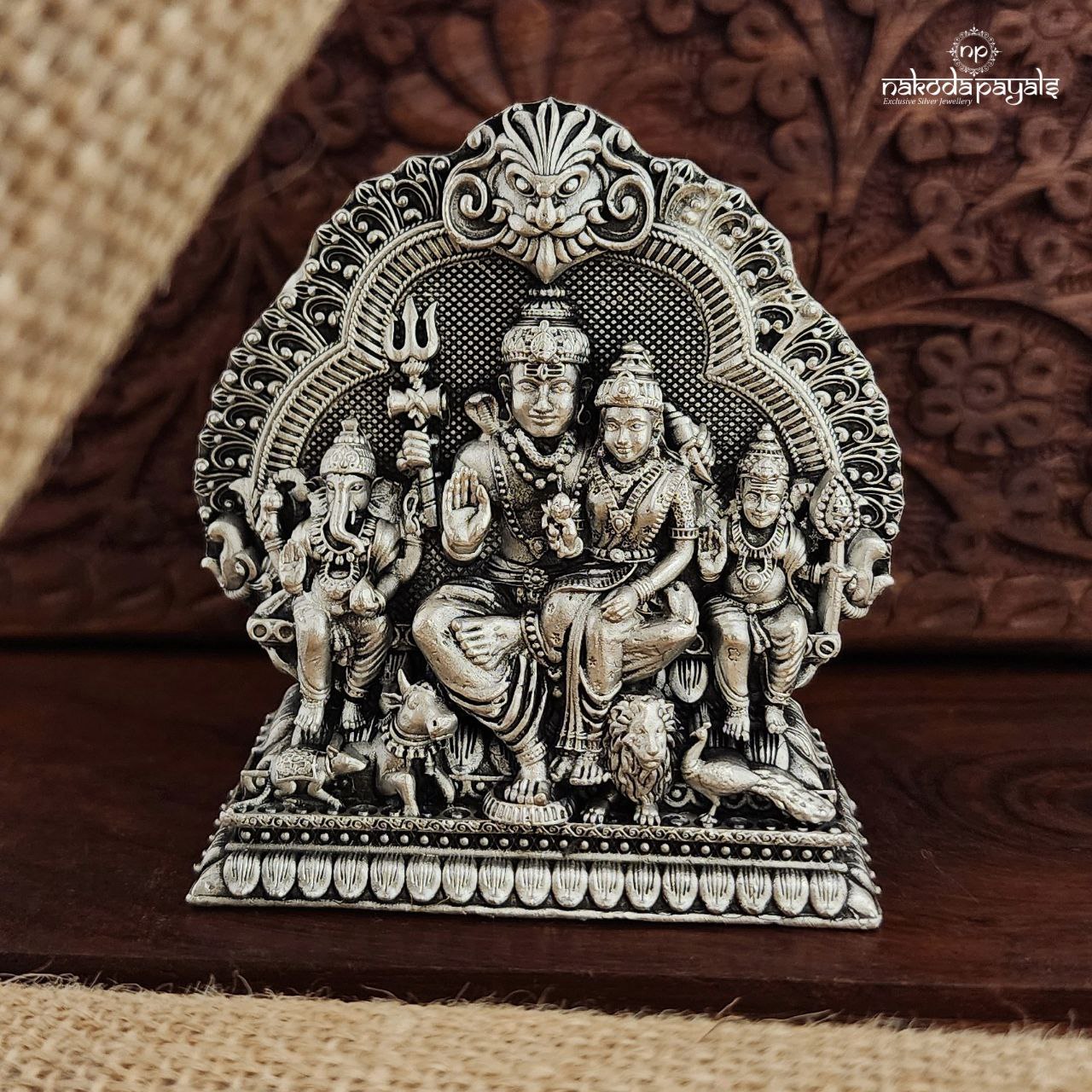 Oxidised Shiv Parivar (Aa1614)