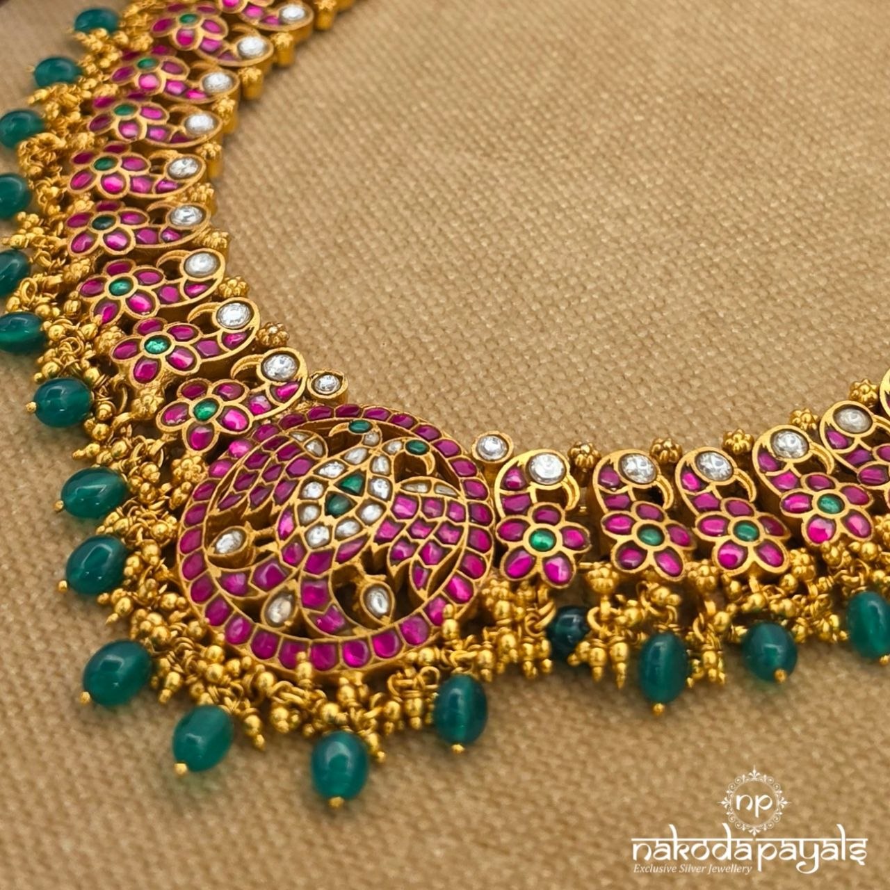 Gandaberunda Kundan Neckpiece (Gn10535)