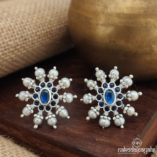 Blue Coruscating Studs (S3613)