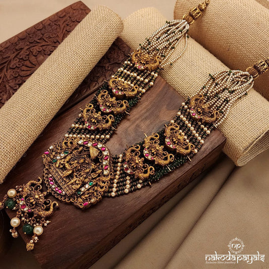 Shiva Parvati Kundan Neckpiece (Gn8629)