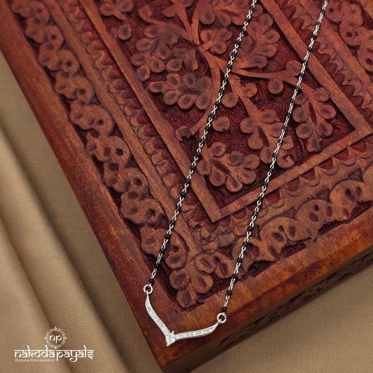 Simple CZ Mangalsutra (Ms0632)