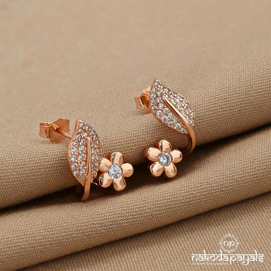 Leafy Floral Studs (St4006)