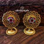 Large Stud Disc Jhumka