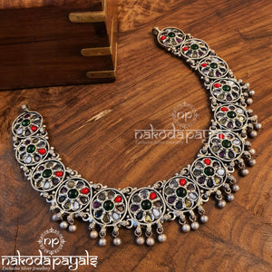 Divergent Navarathna Short Necklace