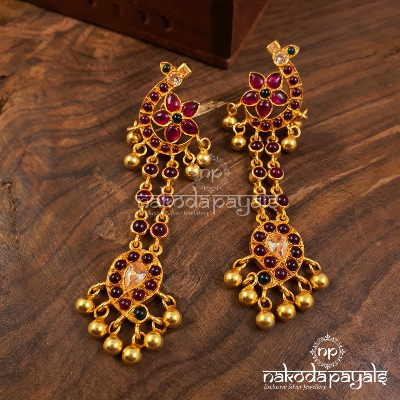 Imitation Jewellery Designs South India JewelsKemp Earrings