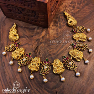 All -Embracing Lakshmi Mango Necklace