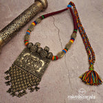 Bulky Tribal Chatai Thread Necklace