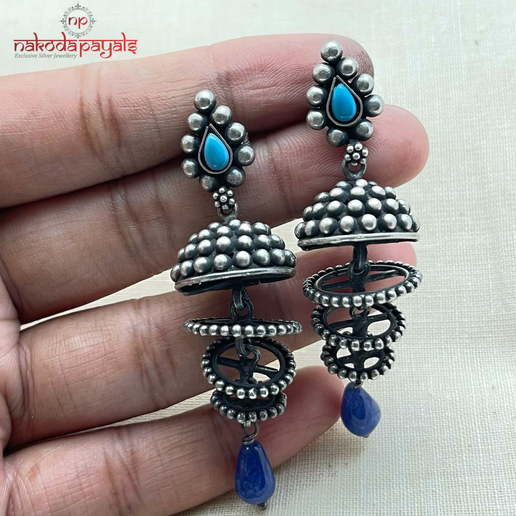 Crimped Jhumka