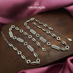 Luring CZ Rhodium Anklets