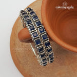 Blue Bangle Pair