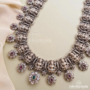 Nakshi Sequenced Lakshmi Neckpiece