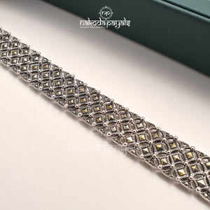 Wide Swiss Marcasite Bracelet (7 Inches)