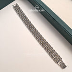 Wide Swiss Marcasite Bracelet (7 Inches)