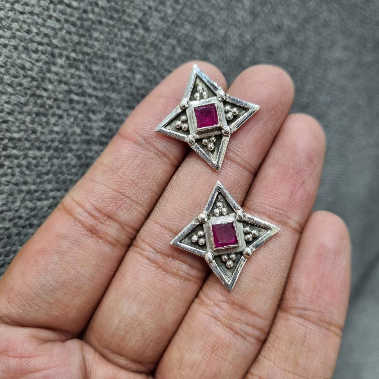 Star Square Studs (Variants Listed)