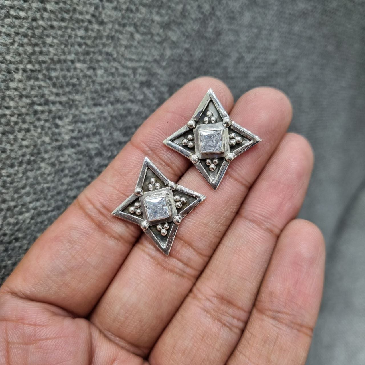 Star Square Studs (Variants Listed)