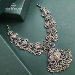 Green Lakshmi Pearly Neckpiece