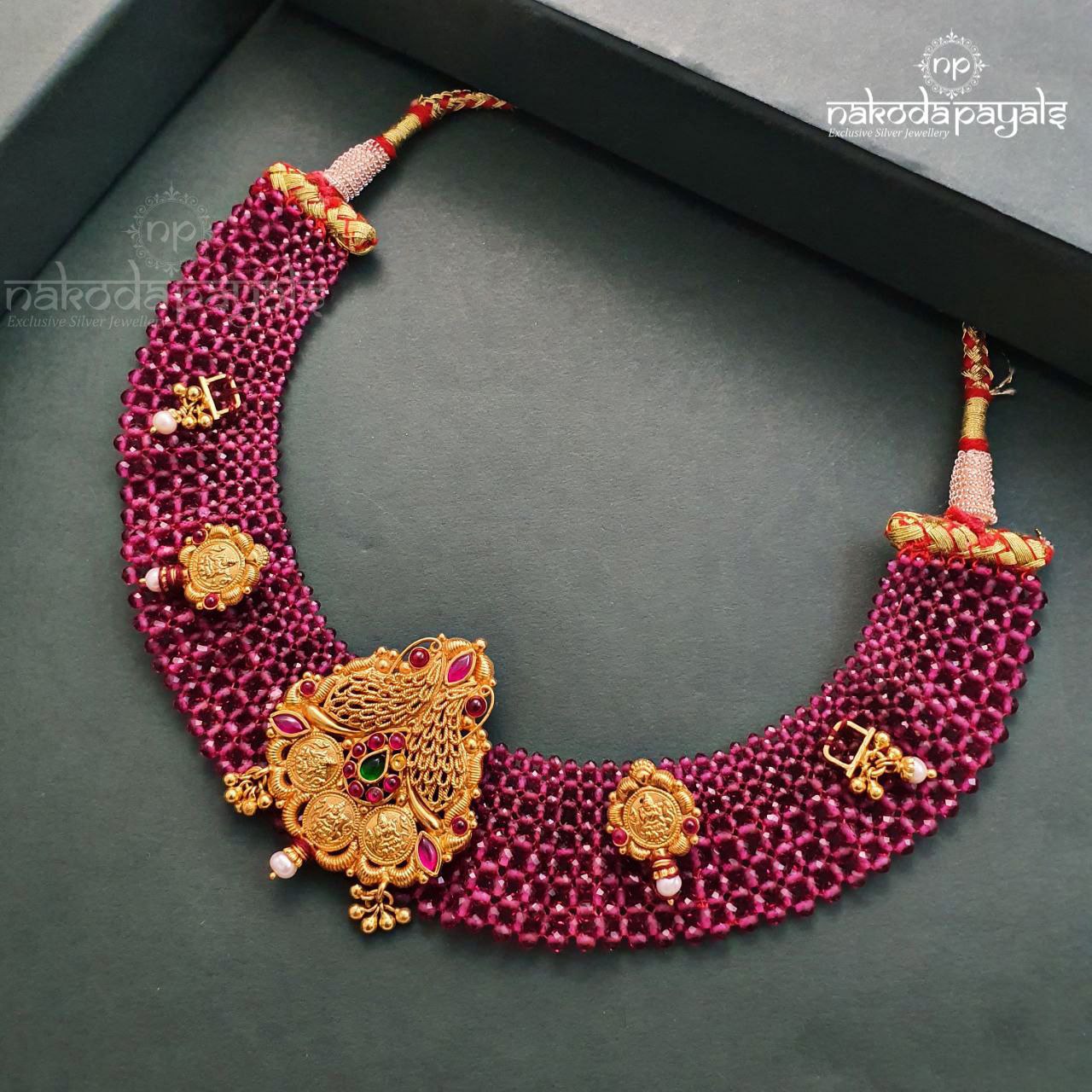 Lakshmi Coined Beads Neckpiece