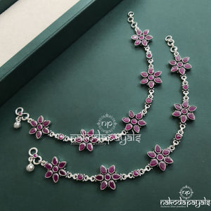 Quinate Pink Anklets