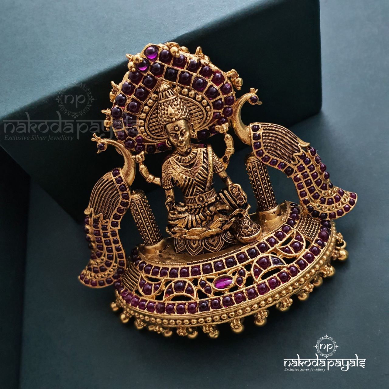 Red Lakshmi Pendant